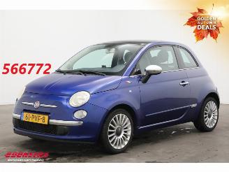 Damaged car Fiat 500 1.2 Automaat Lounge Pano Airco Bluetooth 2011/3