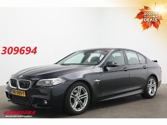 Schadeauto BMW 5-serie 520i M-Sport Leder Memory Navi Clima Cruise SHZ 2016/10