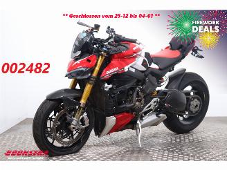 dañado motos Ducati Streetfighter V4 S Corse ABS LED Heizgriffe 2021/8
