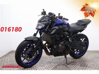 krockskadad bil motor Yamaha MT-07 ABS 2019/10