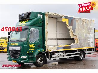 skadebil vrachtwagen DAF LF 210 FA LBW Carrier Transicold 2xCompartments 313.910 km! 2016/2