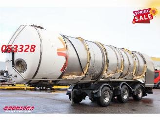 dañado remolque camión LAG  Hobur O-3-45T 36m3 3-Asser 2X Lift Alcoa 2017/3