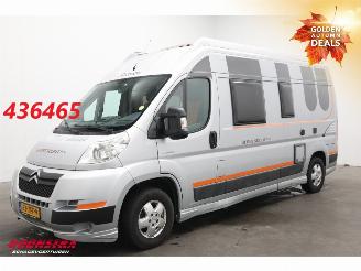 Schade camper Globecar  Globescout Style 2.2 HDI Solar Dwarsbed TV Airco Cruise 101.558 km! 2009/6