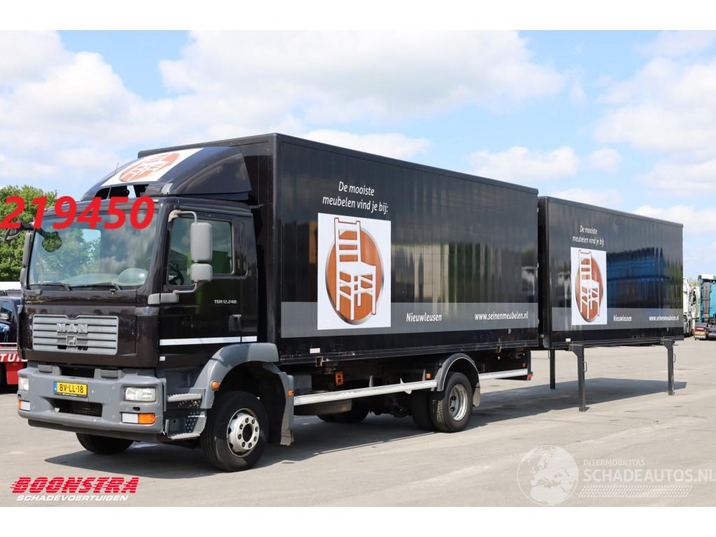 MAN TGM 12.240 Full Air BDF 2X Laadbak 527252 Km!!