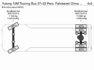 Yutong  12M Touring Bus 37+22 Pers. Fahrbereit Clima Cruise picture 30