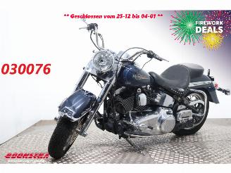 damaged motor cycles Harley-Davidson  FLSTC Heritage Softail Classic Python BY 2008 2008/1