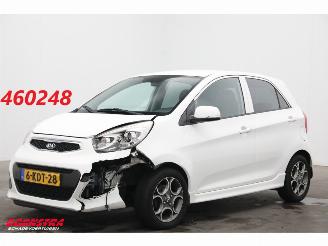krockskadad bil auto Kia Picanto 1.0 CVVT ISG Plus Pack Leder Navi Airco 80.756 km! 2013/5