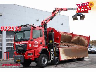 skadebil vrachtwagen MAN TGS 43.510 8X8 Widespread Palfinger Q170Z84TI Kran 62.358 km!! 2024/1