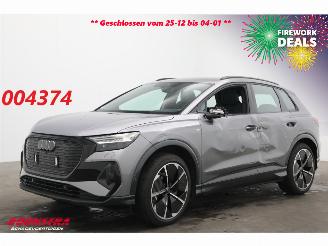 krockskadad bil auto Audi Q4 55 Quattro S-Line 82 kWh Magnetic Ride HUD ACC Matrix Sonos AHK 2024/8