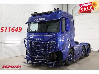 skadebil vrachtwagen Iveco S-way 530 6X2 Full Air ACC Leder Showtruck 67.003 km! 2024/7