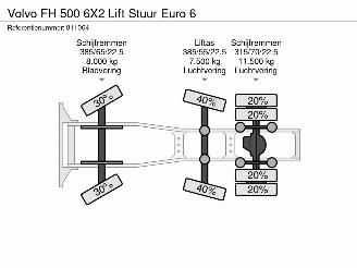 Volvo FH 500 6X2 Lift Stuur Euro 6 picture 37
