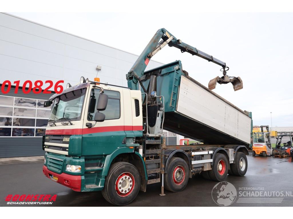 GINAF  4241 S 8X4 Kipper HMF 1643 Z2 Kran Euro 5