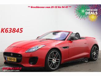 Coche accidentado Jaguar F-type 2.0T Chequered Flag Meridian Memory Leder LED Apple Camera LRHZ SHZ 2019/7