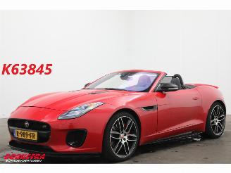 uszkodzony samochody osobowe Jaguar F-type 2.0T Chequered Flag Meridian Memory Leder LED Apple Camera LRHZ SHZ 2019/7