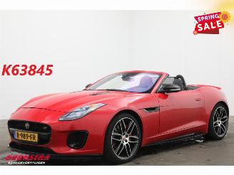 Schadeauto Jaguar F-type 2.0T Chequered Flag Meridian Memory Leder LED Apple Camera LRHZ SHZ 2019/7