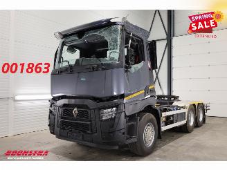 dañado camiones Renault  480 ACC 2X PTO Hydrauliek AJK Kip / Schiebe 6X4 144.786 km! 2023/4