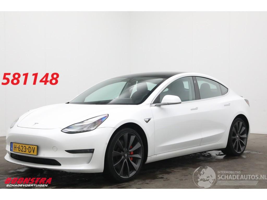 Tesla Model 3 Performance AWD 75 kWh Pano LED ACC Leder Camera 92.601 km!