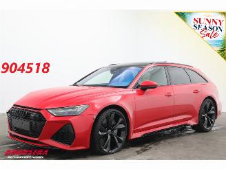 damaged passenger cars Audi Rs6 Avant 4.0 TFSI Quattro Dynamic+ 305kmh Keramik Pano B&O HUD 360° ACC 2022/4