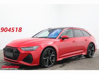 Unfallwagen Audi Rs6 Avant 4.0 TFSI Quattro Dynamic+ 305kmh Keramik Pano B&O HUD 360° ACC 2022/4
