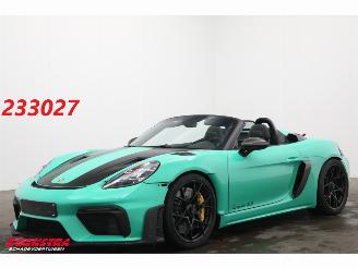 Uttjänta bilar auto Porsche 718 Spyder RS Weissach PCCB Chrono Lift PTS 227 Lightergreen 2024/3