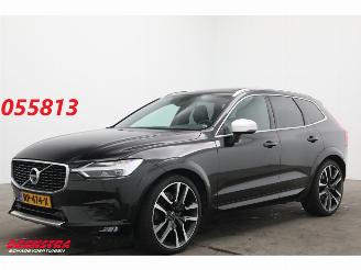 Schadeauto Volvo Xc-60 2.0 D5 AWD R-Design Pano LED ACC H/K 360° Lucht Leder AHK 2018/1