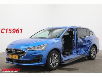 uszkodzony samochody osobowe Ford Focus 1.0 EcoBoost Hybrid Aut. Titanium LED Apple/Android Navi Clima Cruise AHK 2024/6
