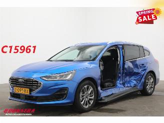 krockskadad bil auto Ford Focus 1.0 EcoBoost Hybrid Aut. Titanium LED Apple/Android Navi Clima Cruise AHK 2024/6