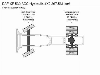 DAF XF 530 ACC Hydraulic 4X2 367.581 km! picture 41