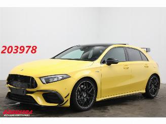 skadebil auto Mercedes A-klasse AMG 45 4MATIC+ Pano LED ACC Burmester 360° SHZ 2020/11