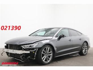 Schadeauto Audi S7 3.0 TDI 345 PK Quattro LED ACC Leder Memory Camera SHZ 39.768 km! 2024/7