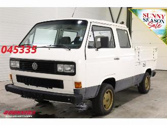 Gebrauchtwagen Van Volkswagen Transporter T3 1.7 D Pritsche DoKa 6-Pers AHK 1990/8