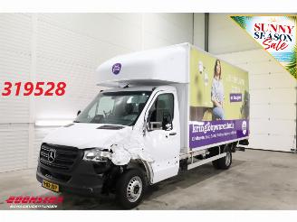 krockskadad bil bedrijf Mercedes Sprinter 515 CDI 9G-Tronic LBW Bak-Klep Dhollandia Airco Cruise AHK 2024/11