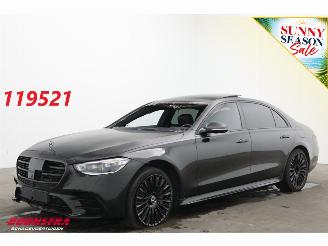 Schadeauto Mercedes S-klasse 580 e Lang AMG Line 4X Memory/SHZ/Ventilatie HUD AR Burmester 2023/5