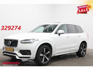 Schadeauto Volvo Xc-90 T8 Twin Engine AWD R-Design Pano LED ACC Memory Lucht Camera AHK 2017/10