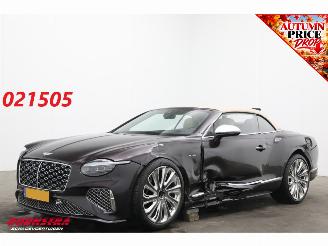 damaged passenger cars Bentley Continental GTC 4.0 V8 Hybrid Mulliner Ceramic HUD ACC Memory 360° 4.606 km 2025/3