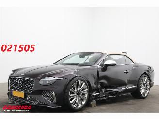 damaged passenger cars Bentley Continental GTC 4.0 V8 Hybrid Mulliner Ceramic HUD ACC Memory 360° 4.606 km! 2025/3
