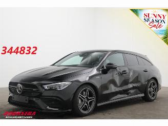 krockskadad bil auto Mercedes Cla-klasse Shooting Brake AMG 35 4MATIC LED ACC HUD Memory Camera SHZ 2022/11