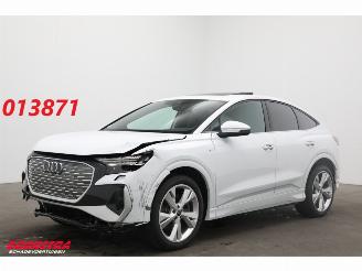 krockskadad bil auto Audi Q4 55 quattro S Edition 82 kWh Pano LED ACC Memory Camera AHK 2024/9