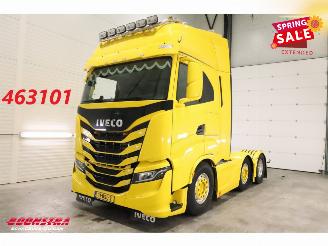 skadebil vrachtwagen Iveco S-way 480 Full Air Alcoa Leder ACC Standairco 6X2 Verschiebekopplung 2022/2