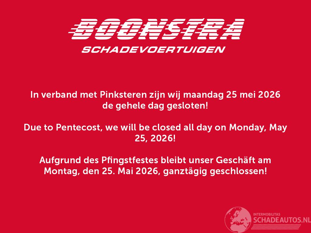   Tweede Pinksterdag gesloten