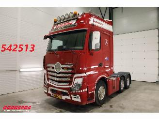 skadebil vrachtwagen Mercedes Actros 2551 Gigaspace ACC Alcoa Standairco Leder 6X2 Euro 6 2021/9