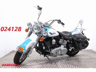 dommages motocyclettes  Harley-Davidson  FLSTC Heritage Softail Classic ABS Vance Hines 2016/7