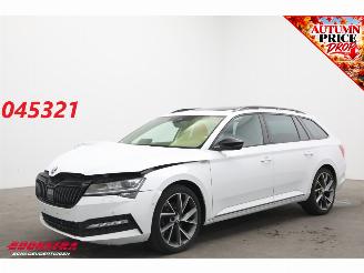 krockskadad bil auto Skoda Superb Combi 2.0 TDI 200 PK DSG SportLine LED ACC Virtual Camera LRHZ AHK 2024/5