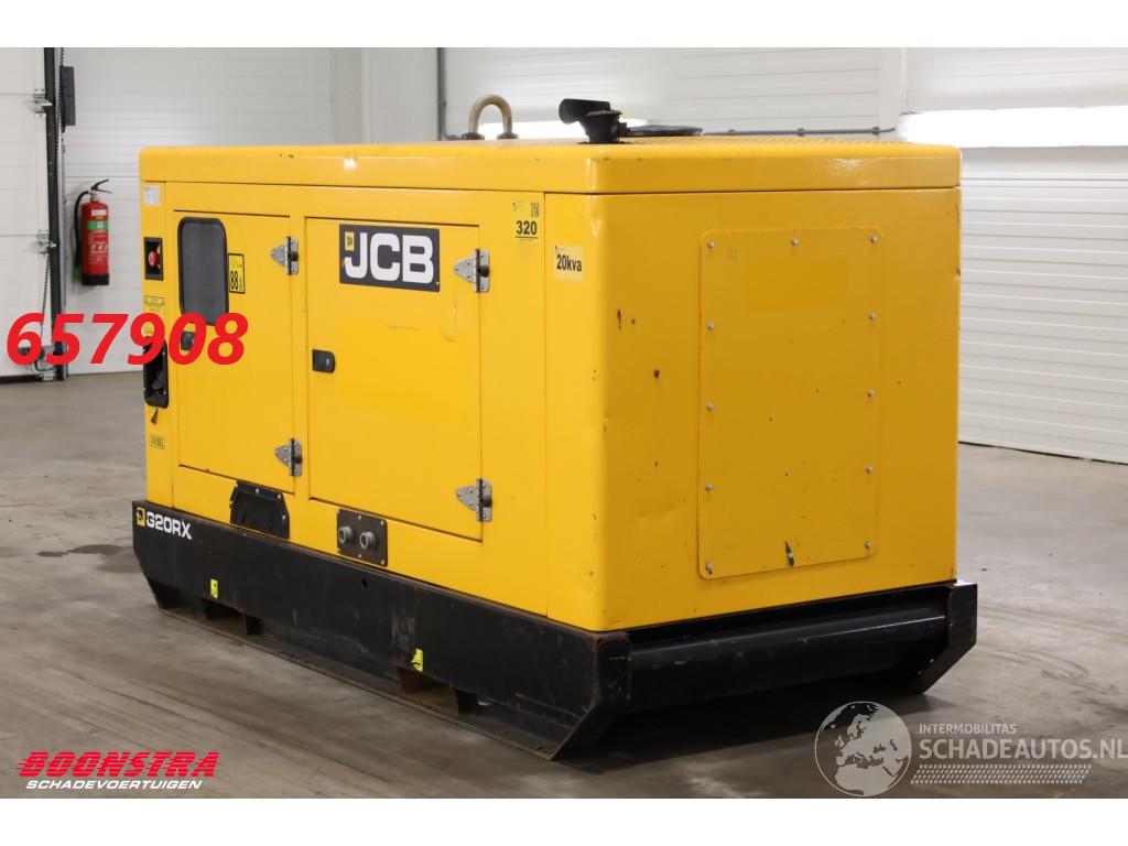 JCB  G20RX G22QX 20kVA Aggregaat Genset BY 2017