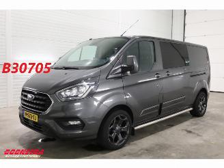 krockskadad bil bedrijf Ford Transit Custom 2.0 TDCI 170 PK Aut. L2H1 Limited DoKa DC Cruise Leder PDC AHK 2018/11