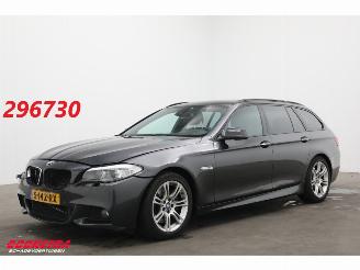 Unfallwagen BMW 5-serie Touring 535i Aut. High Executive M-Sport Cruise Leder Memory HUD NAVI Bluetooth SHZ PDC 2012/11
