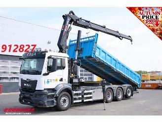 Vaurioauto  trucks MAN TGS 35.510 8X4 Kipper Hiab X-Hipro 232 E-3 119.097 km! 2023/3