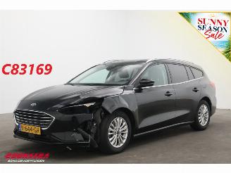 uszkodzony samochody osobowe Ford Focus 1.0 EcoBoost Hybrid Titanium X Business Cruise Navi SHZ Camera PDC AHK 2021/10
