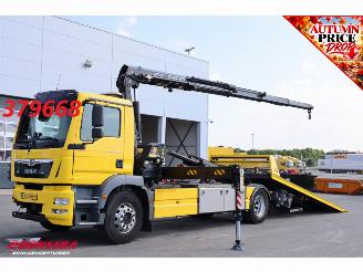 uszkodzony ciężarówki MAN TGM 15.290 Falkom FAS 5000 Fassi F170AT 2X Winde Aufbau/Kran 2020!! 2018/7