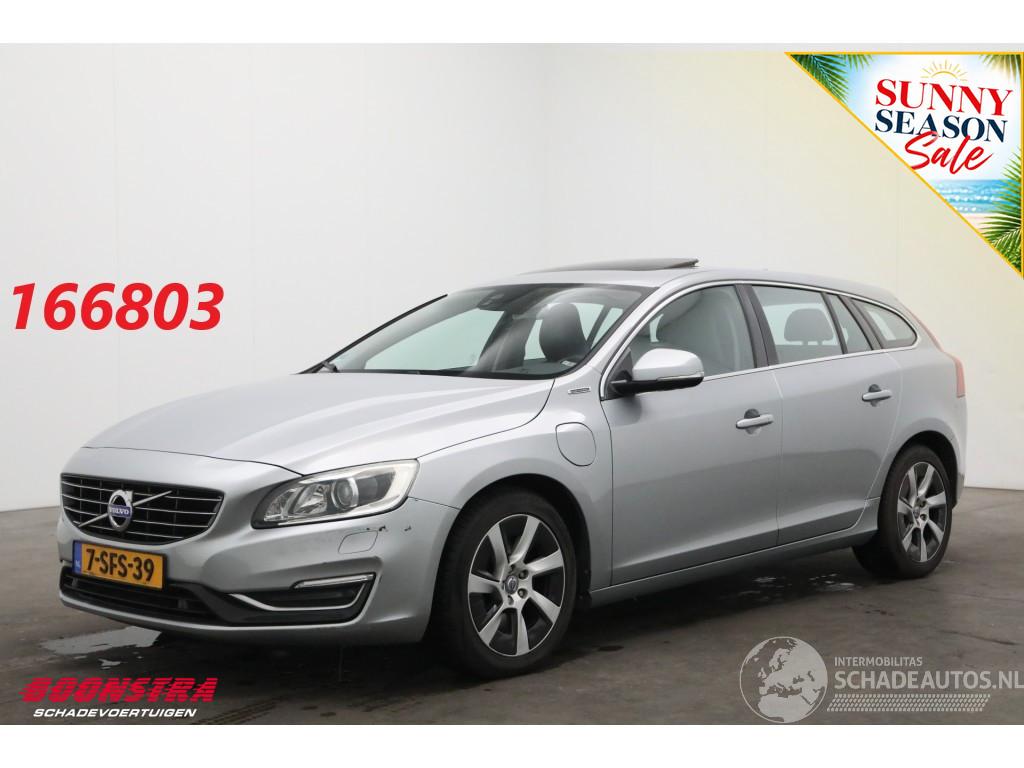 Volvo V-60 2.4 D6 AWD Plug-In Hybrid Summum Glasdak Navi Memory Leder SHZ Camera PDC AHK